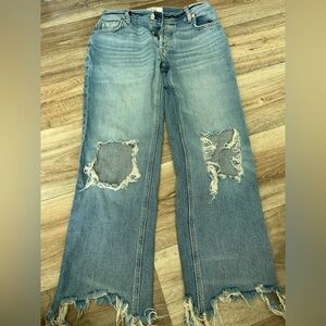 Boyfriend flare jeans - super cute!